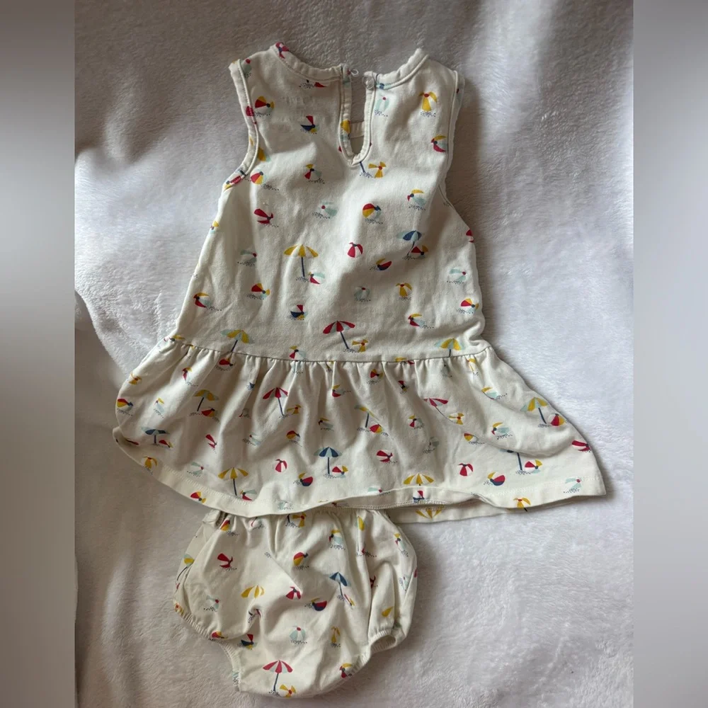 Perfect beach Dress with bloomers - cotton